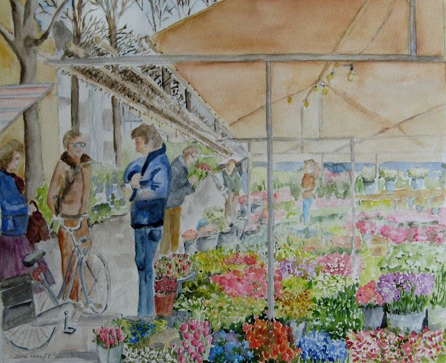 Flower market in Utrecht 3