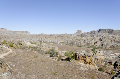 Wide view from a view point in Ifato National Park.