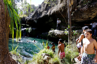 Natural pool in Ifato National Park